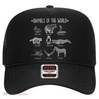 Animals Of the World Funny Wildlife Hat thumb 0