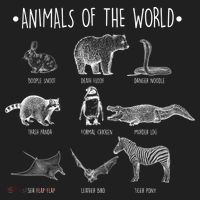 Animals Of the World Funny Wildlife Hat thumb 2