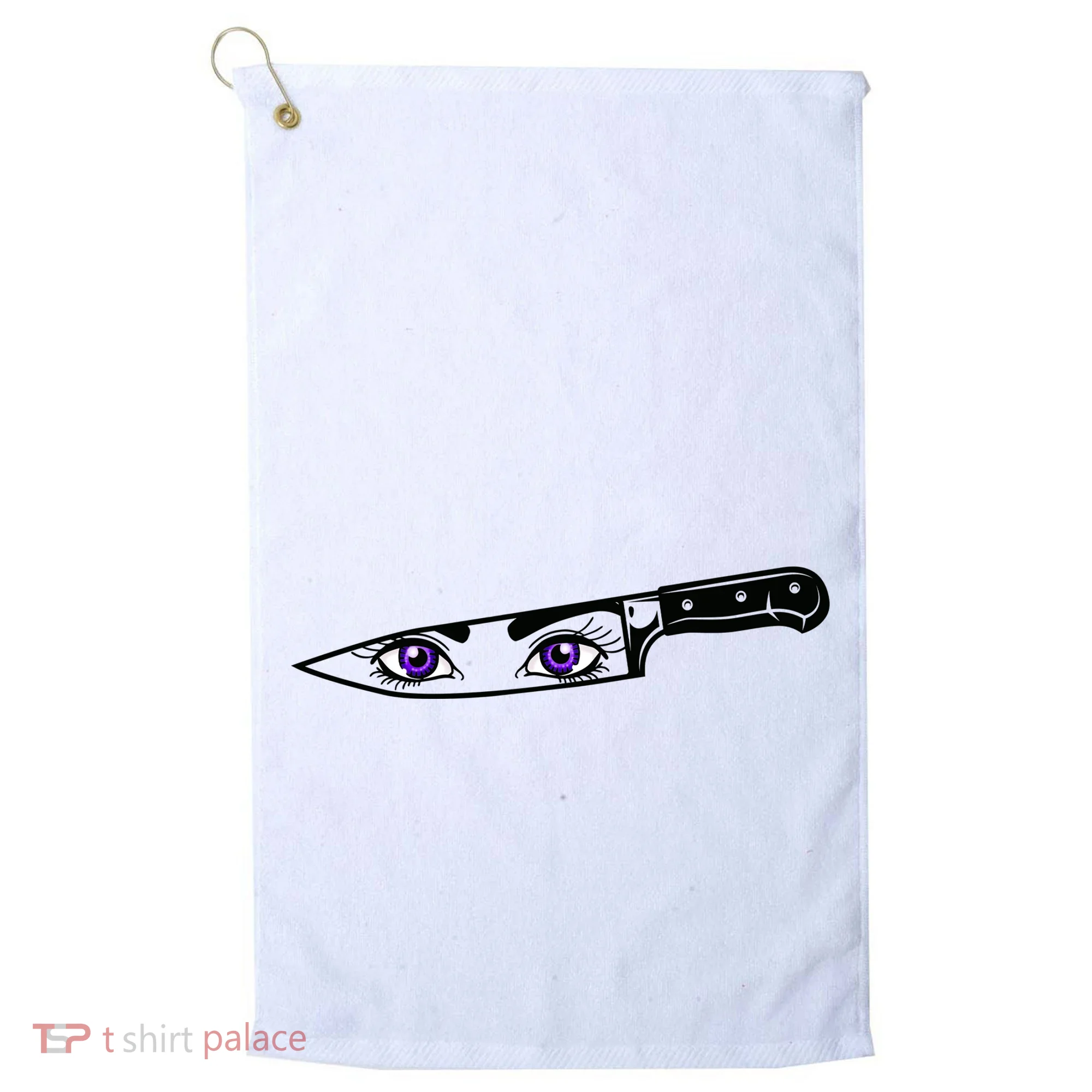 Anime Bautiful Eyes Blade Vintage Golf Towel