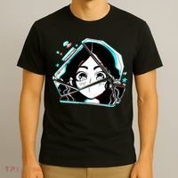 Anime Broken Glass Sparkle Eyes T-Shirt thumb 3