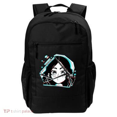 Anime Broken Glass Sparkle Eyes Backpack