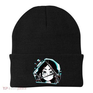 Anime Broken Glass Sparkle Eyes Beanie