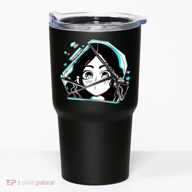 Anime Broken Glass Sparkle Eyes Tumbler