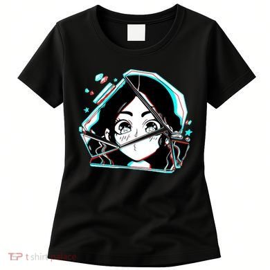 Anime Broken Glass Sparkle Eyes Women's T-Shirt