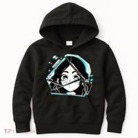 Anime Broken Glass Sparkle Eyes Kids Hoodie thumb 0
