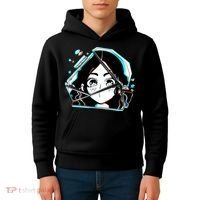 Anime Broken Glass Sparkle Eyes Kids Hoodie thumb 4