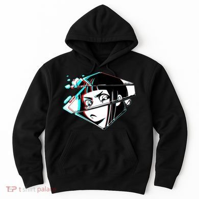 Anime Eyes Broken Glass Hoodie