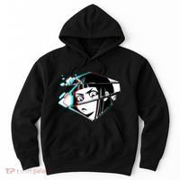 Anime Eyes Broken Glass Hoodie thumb 0