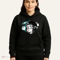Anime Eyes Broken Glass Hoodie thumb 5