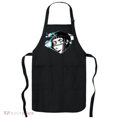 Anime Eyes Broken Glass Apron