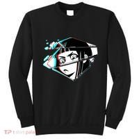Anime Eyes Broken Glass Sweatshirt thumb 0