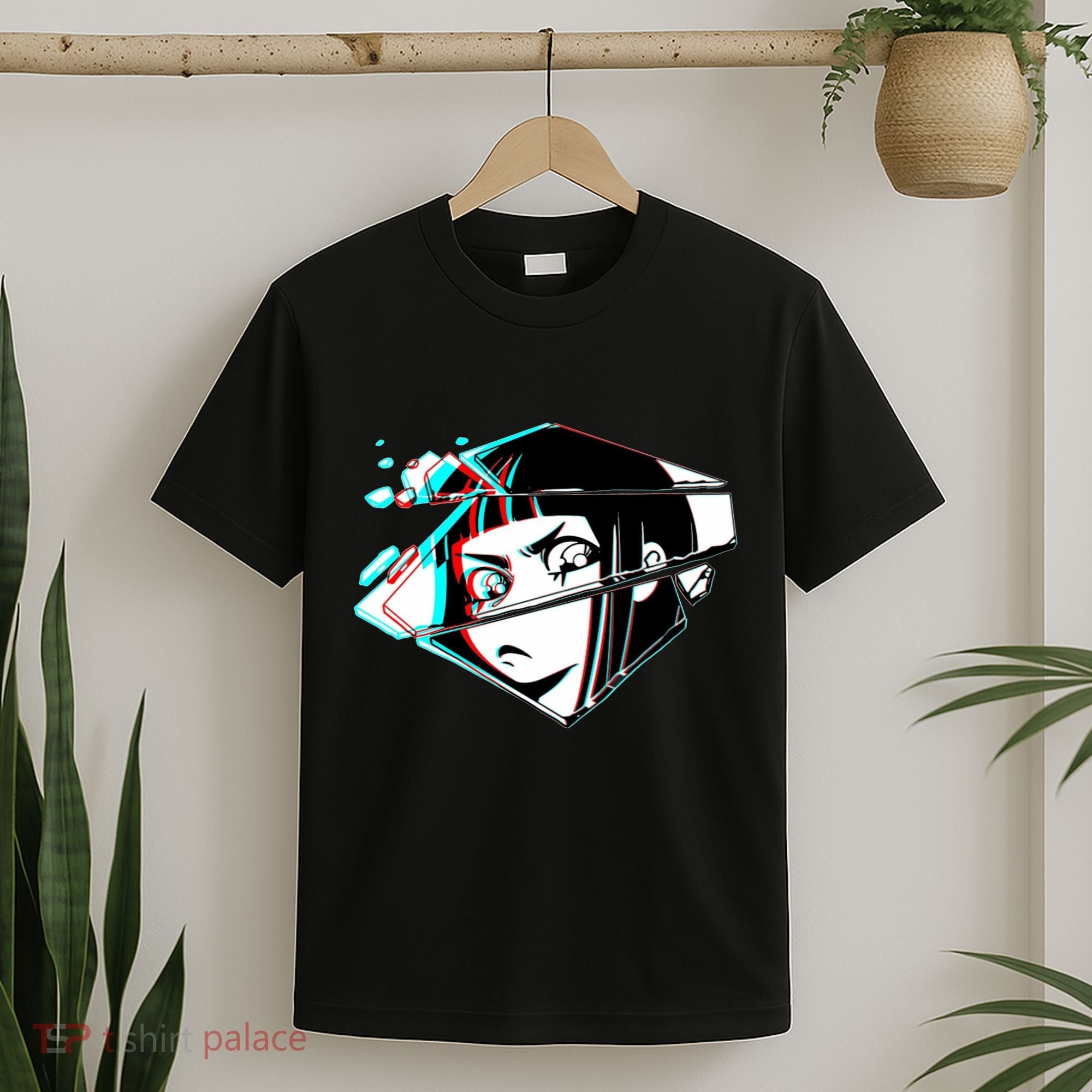 Anime Eyes Broken Glass T-Shirt