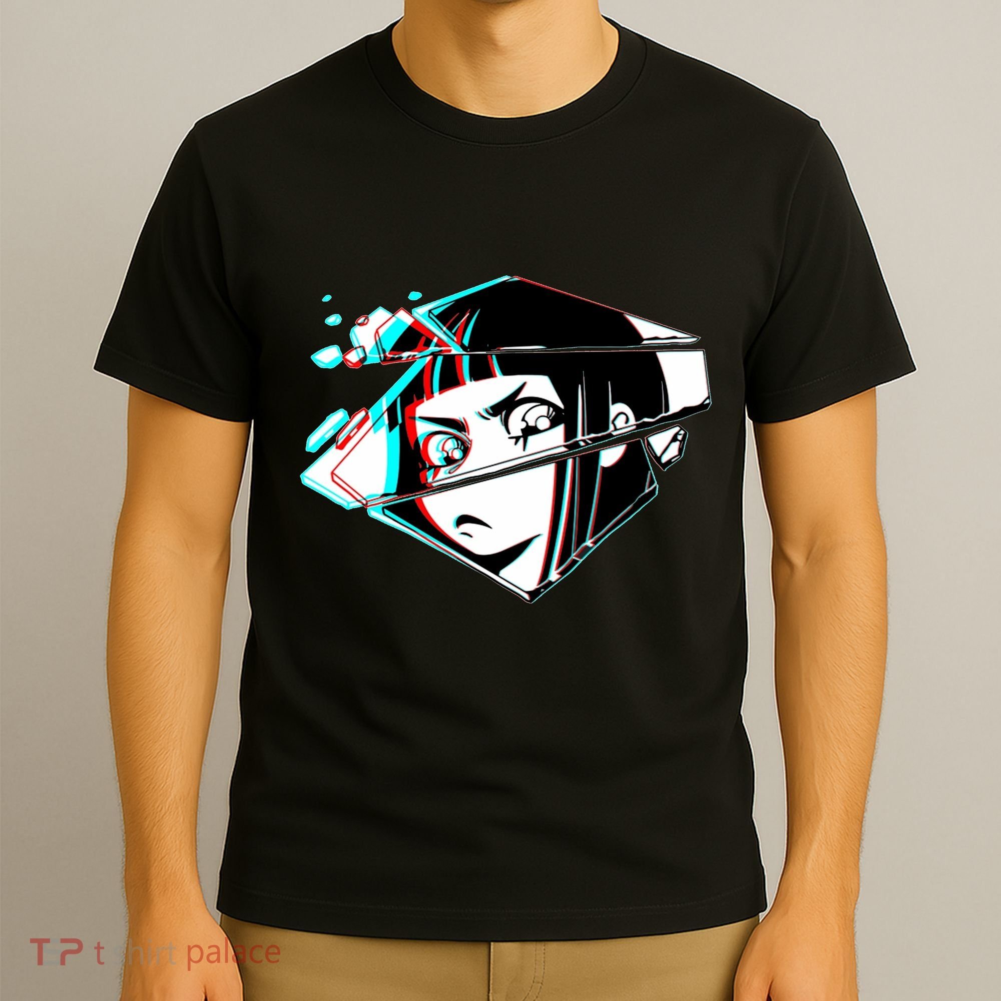 Anime Eyes Broken Glass T-Shirt