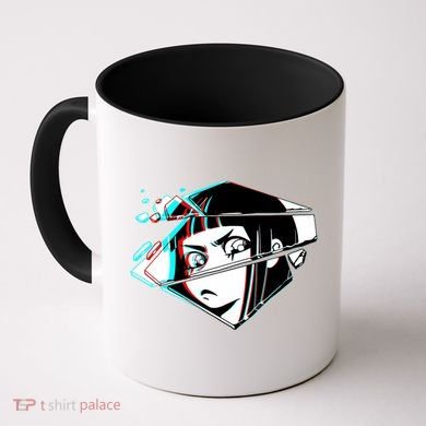 Anime Eyes Broken Glass Coffee Mug