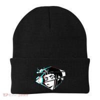 Anime Eyes Broken Glass Beanie thumb 0