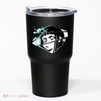 Anime Eyes Broken Glass Tumbler thumb 0