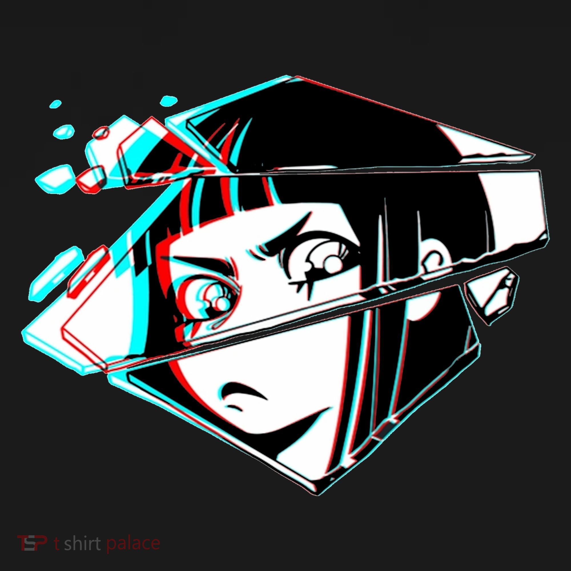 Anime Eyes Broken Glass Ornament