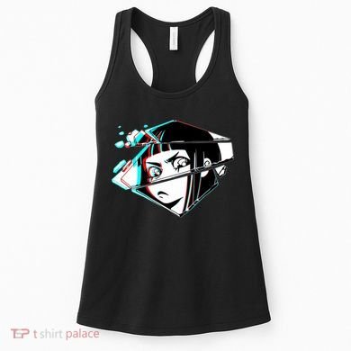 Anime Eyes Broken Glass Women's Tank Top