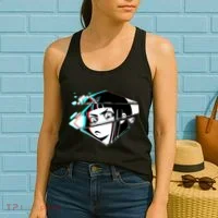 Anime Eyes Broken Glass Women's Tank Top thumb 2