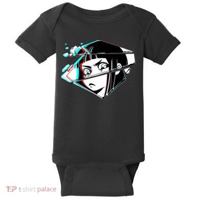 Anime Eyes Broken Glass Baby Bodysuit