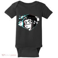 Anime Eyes Broken Glass Baby Bodysuit thumb 0