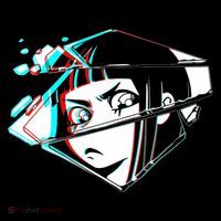 Anime Eyes Broken Glass Baby Bodysuit thumb 2