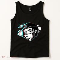 Anime Eyes Broken Glass Tank Top thumb 2