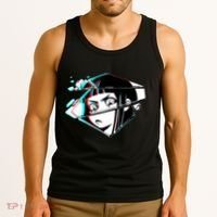 Anime Eyes Broken Glass Tank Top thumb 3