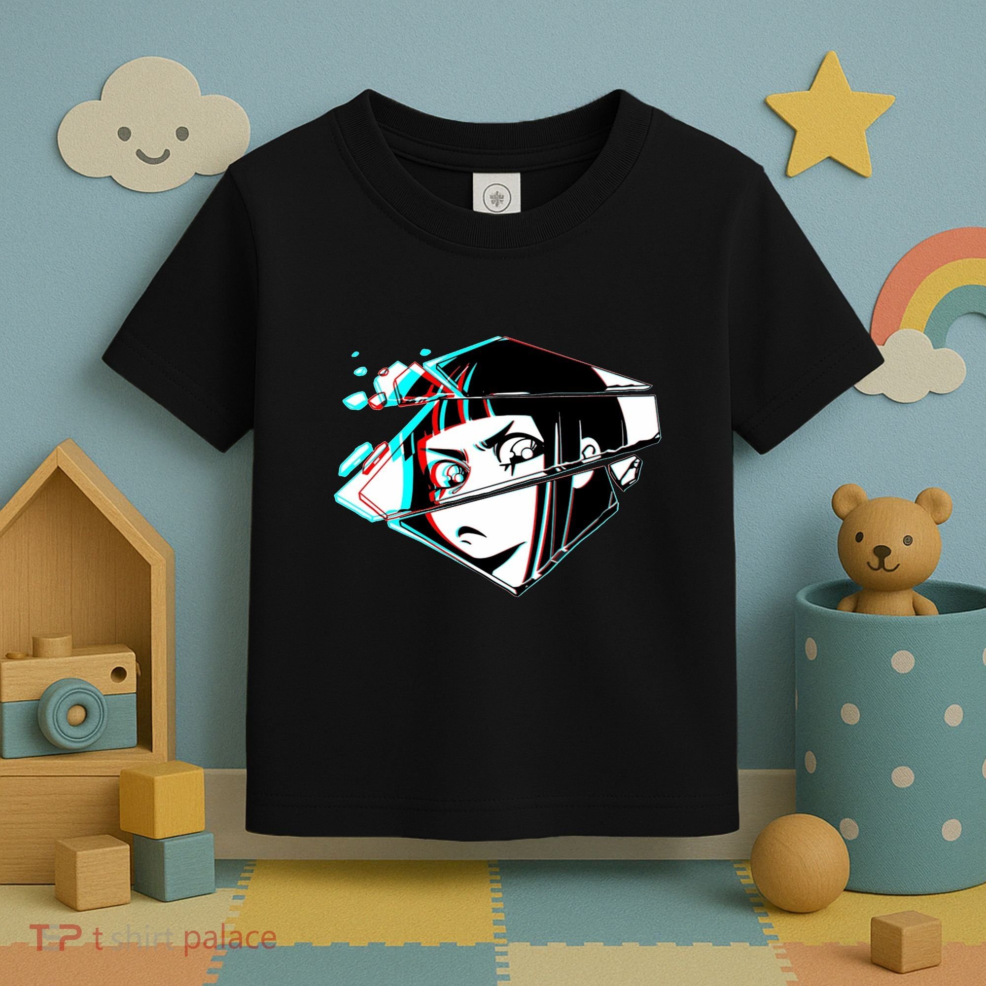 Anime Eyes Broken Glass Toddler T-Shirt
