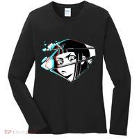 Anime Eyes Broken Glass Women's Long Sleeve Shirt thumb 0