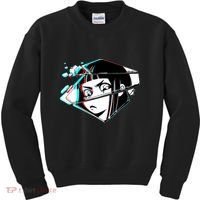 Anime Eyes Broken Glass Kids Sweatshirt thumb 0