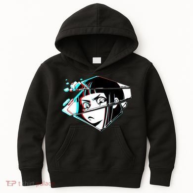 Anime Eyes Broken Glass Kids Hoodie
