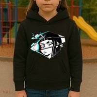 Anime Eyes Broken Glass Kids Hoodie thumb 3