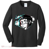 Anime Eyes Broken Glass Kids Long Sleeve Shirt thumb 0