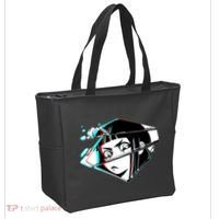Anime Eyes Broken Glass Tote Bag thumb 2