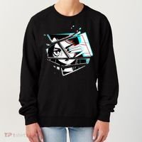 Anime Eyes Broken Glass Hand Over Eye Women's Sweatshirt thumb 0