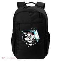 Anime Eyes Broken Glass Hand Over Eye Backpack thumb 0