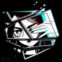 Anime Eyes Broken Glass Hand Over Eye Coffee Mug thumb 5