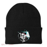 Anime Eyes Broken Glass Hand Over Eye Beanie thumb 0