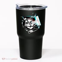 Anime Eyes Broken Glass Hand Over Eye Tumbler thumb 0
