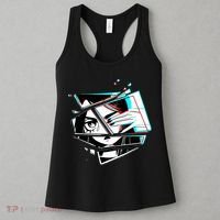 Anime Eyes Broken Glass Hand Over Eye Women's Tank Top thumb 3