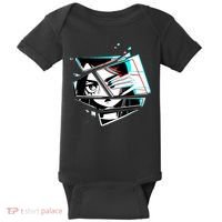 Anime Eyes Broken Glass Hand Over Eye Baby Bodysuit thumb 0