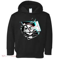 Anime Eyes Broken Glass Hand Over Eye Toddler Hoodie thumb 0