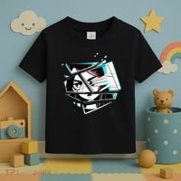 Anime Eyes Broken Glass Hand Over Eye Toddler T-Shirt thumb 3