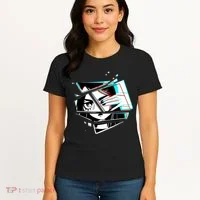 Anime Eyes Broken Glass Hand Over Eye Women's T-Shirt thumb 4