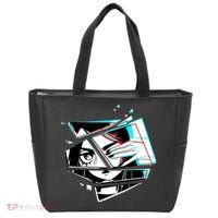 Anime Eyes Broken Glass Hand Over Eye Tote Bag thumb 0