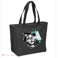 Anime Eyes Broken Glass Hand Over Eye Tote Bag thumb 2