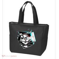 Anime Eyes Broken Glass Hand Over Eye Tote Bag thumb 3