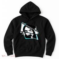 Anime Eyes Broken Glass Yelling Hoodie thumb 0