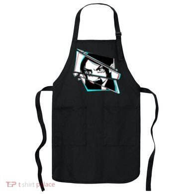 Anime Eyes Broken Glass Yelling Apron